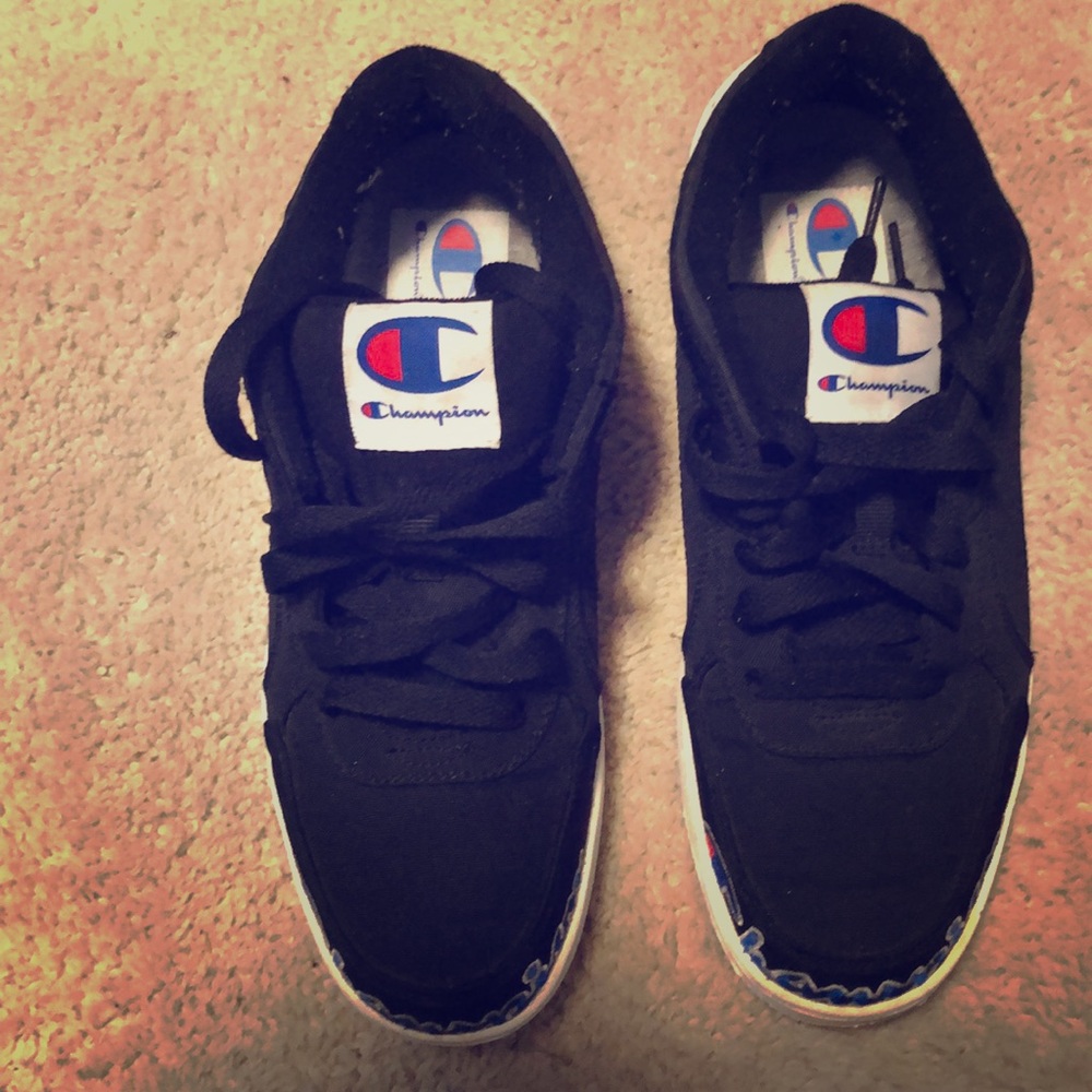 Black champion sneakers